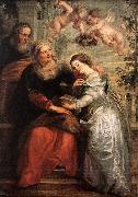 RUBENS, Pieter Pauwel The Education of the Virgin Spain oil painting artist
